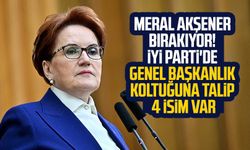 Meral Akşener bırakıyor! İYİ Parti'de genel başkanlık koltuğuna talip 4 isim var