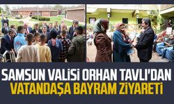 Samsun Valisi Orhan Tavlı'dan vatandaşa bayram ziyareti