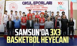 Samsun'da 3x3 basketbol heyecanı