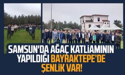 Samsun'da ağaç katliamının yapıldığı Bayraktepe Tabiat Parkı'nda şenlik var!