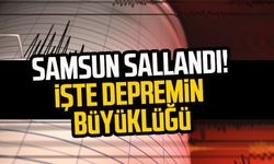 Samsun'da deprem mi oldu? İşte depremin büyüklüğü