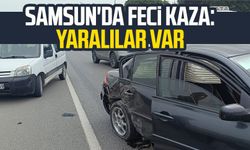 Samsun'da feci kaza: Yaralılar var