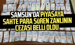 Samsun'da piyasaya sahte para süren zanlının cezası belli oldu
