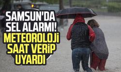 Samsun'da sel alarmı! Meteoroloji saat verip uyardı
