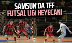 Samsun'da TFF Futsal Ligi heyecanı