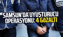 Samsun Atakum'da uyuşturucu operasyonu: 4 gözaltı
