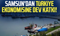 Samsun'dan Türkiye ekonomisine dev katkı!