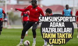 Samsunspor'da Adana hazırlıkları! Takım taktik çalıştı