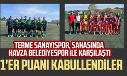 Terme Sanayispor, sahasında Havza Belediyespor ile 1-1 berabere kaldı