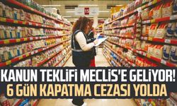 Kanun teklifi Meclis'e geliyor! 6 gün kapatma cezası yolda