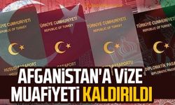 Afganistan'a vize muafiyeti kaldırıldı