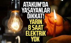 Samsun Atakum'da yarın için 8 saat elektrik kesintisi uyarısı