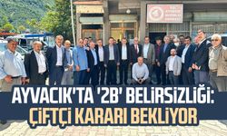 Samsun Ayvacık'ta '2B' belirsizliği: Çiftçi kararı bekliyor
