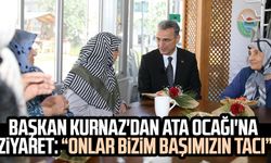 İlkadım Belediye Başkanı İhsan Kurnaz'dan Ata Ocağı'na ziyaret: "Onlar bizim başımızın tacı"