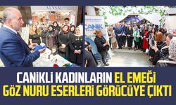 Canikli kadınların el emeği göz nuru eserleri görücüye çıktı