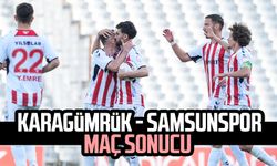 Fatih Karagümrük - Samsunspor maç sonucu