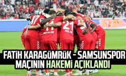 Fatih Karagümrük - Samsunspor maçının hakemi açıklandı