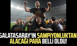 Galatasaray'ın şampiyonluktan alacağı para belli oldu!