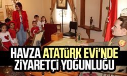 Havza Atatürk Evi'nde ziyaretçi yoğunluğu