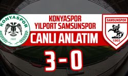 Konyaspor - Samsunspor maçı canlı anlatımı