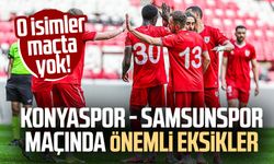 O isimler maçta yok! Konyaspor - Samsunspor maçında önemli eksikler