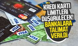 Kredi kartı limitleri düşürülecek! Bankalara talimat verildi