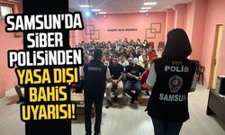 Samsun'da siber polisinden yasa dışı bahis uyarısı!