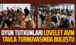 Samsun'da oyun tutkunları Lovelet AVM tavla turnuvasında buluştu