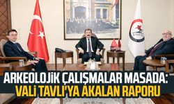 Arkeolojik çalışmalar masada: Samsun Valisi Orhan Tavlı'ya Akalan raporu