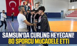 Samsun'da Curling heyecanı! 80 sporcu mücadele etti