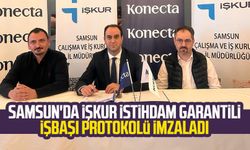 Samsun'da İŞKUR istihdam garantili işbaşı protokolü imzaladı