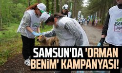 Samsun'da 'Orman Benim' kampanyası!