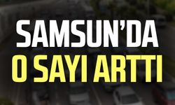 Samsun'daki taşıt sayısı arttı!
