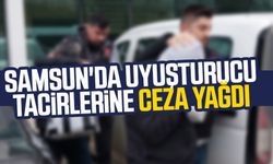 Samsun'da uyuşturucu tacirlerine ceza yağdı