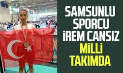 Samsunlu sporcu İrem Cansız milli takımda