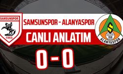 Samsunspor-Alanyaspor maçının canlı anlatımı