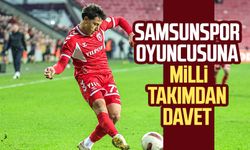 Samsunspor oyuncusu Haluk Mustafa Tan'a milli takımdan davet