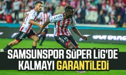 Samsunspor Süper Lig'de kalmayı garantiledi