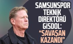 Samsunspor Teknik Direktörü Markus Gisdol: "Savaşan kazandı"