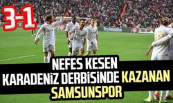 Samsunspor, Trabzonspor'u mağlup etti! Karadeniz derbisinde 12 yıl sonra kazanan Samsun