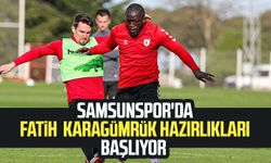 Samsunspor'da Fatih Karagümrük hazırlıkları başlıyor