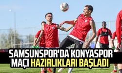 Samsunspor'da Konyaspor maçı hazırlıkları başladı