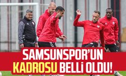Konyaspor - Samsunspor maçının kadrosu belli oldu