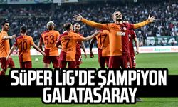 Süper Lig'de şampiyon Galatasaray