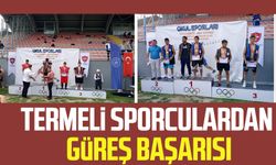 Termeli sporculardan güreş başarısı