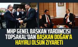 MHP Genel Başkan Yardımcısı İlyas Topsakal'dan SBB Başkanı Halit Doğan'a hayırlı olsun ziyareti