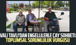 Samsun Valisi Orhan Tavlı'dan engellilerle çay sohbeti: Toplumsal sorumluluk vurgusu