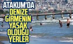 Samsun Atakum'da denize girmenin yasak olduğu yerler