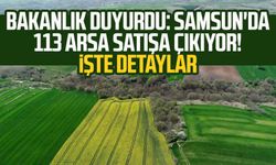 Bakanlık duyurdu: Samsun'da 113 arsa satışa çıkıyor! İşte detaylar