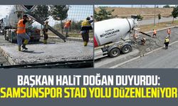 SBB Başkanı Halit Doğan duyurdu: Samsunspor stad yolu düzenleniyor